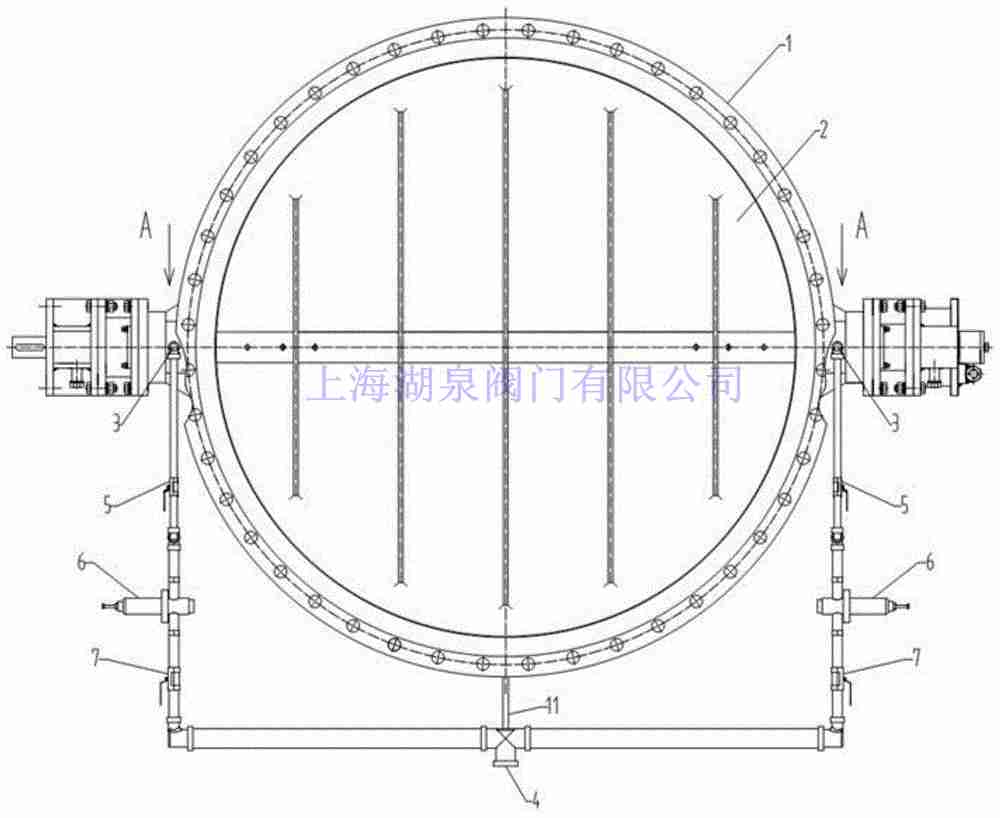 高溫通風蝶閥D341H、D341W